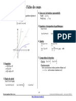 Fonction Logarithme Fiche Cours