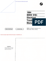 1984 BMW 318i Electrical Troubleshooting Manual