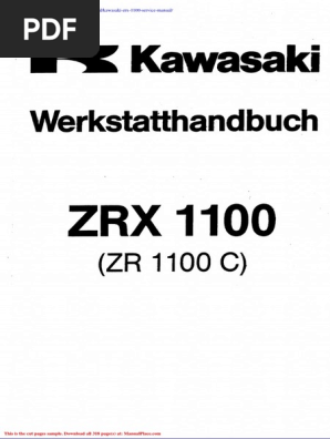 Kawasaki♡ZRX1100/ZRX1100 II♡サービスマニュアル Amazon.co.jp: 中古 カワサキ 正規 バイク 整備書 ZRX1100 ZRX1100II
