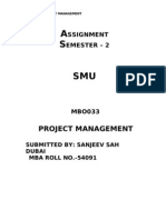 Mb0033 Project Management Set 1