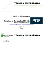 ELE22504 - Aula 2 - Eletrostática