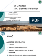 Anestezi Cihazı Pnomotik Sistemler