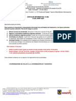 "Tu Espacio para Crecer y Realizar Los Sueños": Circular Informativa 13 Del 14 DE JUNIO 2023