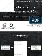 Introducción A La Programación - Clase 5