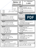 Serie 12 Vecteurs Et Translation