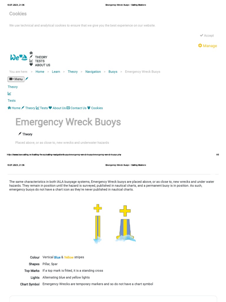 Emergency Wreck Buoys Sailing Markers PDF