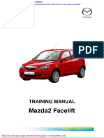 Mazda2 Facelift 2005 Service Training Manual