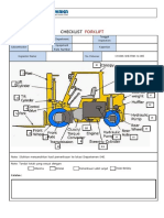 B. Checklist Forklift