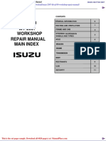 Isuzu 2007 KB p190 Workshop Repair Manual