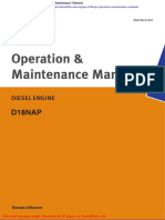 Doosan Engine D18nap Operation Maintenance Manual