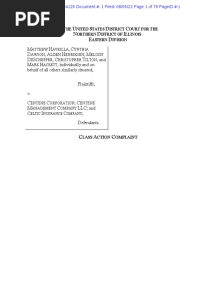 Class Action Lawsuit