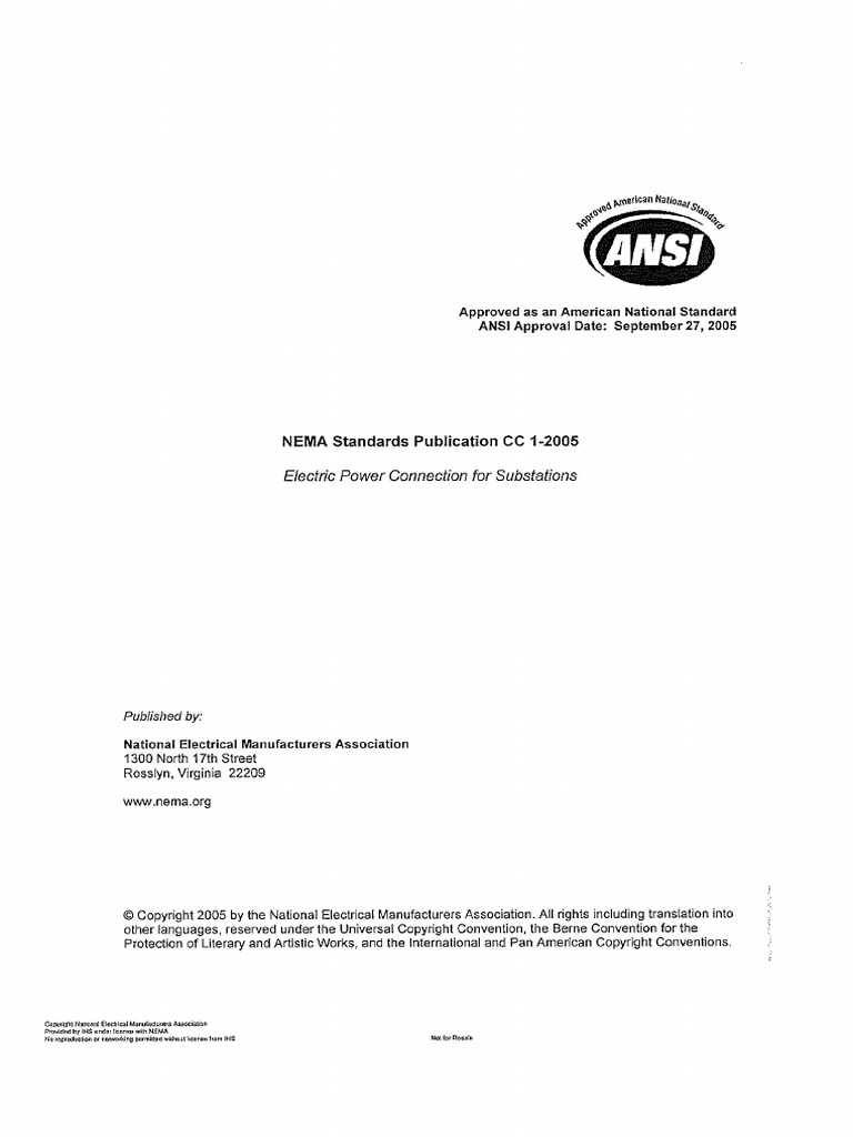Ansi Nema CC1 | PDF