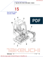 Takeuchi Tb015 Parts Manual