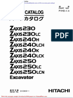 Hitachi Zaxis Zx230 Excavator Part Catalog