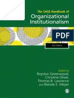 Handbook Organizational Institucionalism