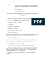 Ley Que Aguinaldo de Fiestas Patrias y Navidad para Los Magistrados y Fiscales Tituales