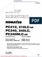 Komatsu Pc210 210lc Pc240 Pc240lc 240nlc 6k Shop Manual