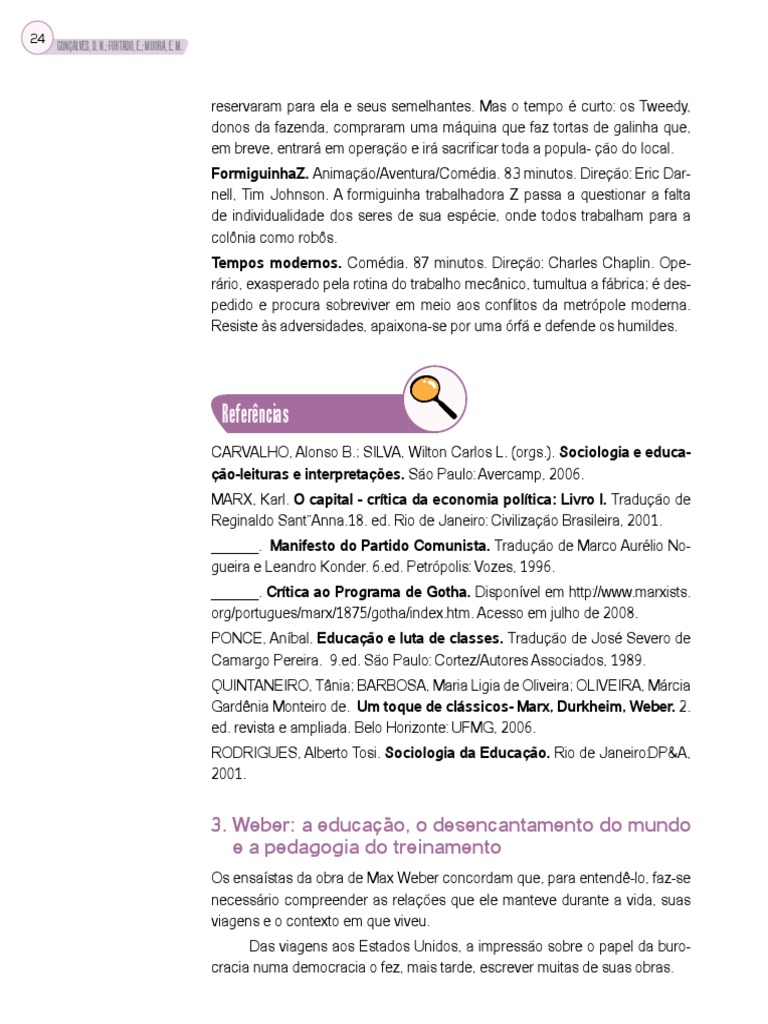 Educação e Desencantamento em Weber | PDF | História