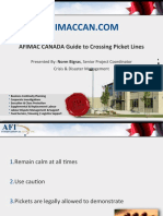 Guide For Picket Line Crossing (Standard)