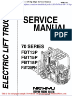 Nichiyu Forklift Fbt70 Ac 13-15-18p 20pn Service Manual