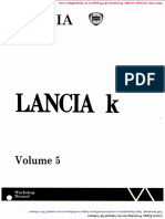 Lancia Kappa Workshop Service Manual 5th Volumes