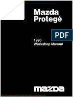 Mazda Protege 1996 Workshop Manual in English