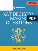 XAT Decision Making Questions