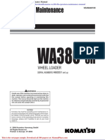 Komatsu Wa380 6h Operation Maintenance Manual