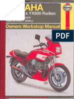 Yamaha FJ FZ XJ Yx600!84!92 Service Manual