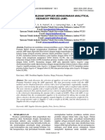 Analisis Pemilihan Supplier Menggunakan Analytical Hierarchy Process (Ahp)