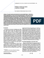 Determining The Standoff Distance of The Shock - Farris Etal 95