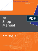 Doosan Dump Truck Da40 5 Shop Manual