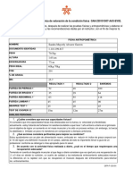 Ficha Antropométrica de Valoración de La Condición Física