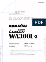 Komatsu Wheel Loaders Wa300l 3 Shop Manual