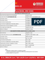 Academic Calendar 7 2021