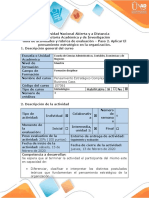 Guía de Actividades y Rúbrica de Evaluación - Paso 2 - Aplicar El Pensamiento Estratégico en La Organización