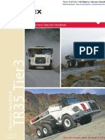 Terex Tr35 Tier 3 Off Highway Operator Handbook
