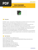 Kyland DGCOM3000 Datasheet EN