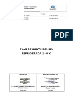 Plan de Contingencia Refrigerada 2 - 8 C Transportes Turismo y Servic