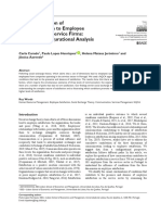 Curado Et Al 2022 The Contribution of Communication To Employee Satisfaction in Service Firms A Causal Configurational