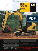 Caterpillar 307 CSB Technical Specifications