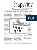 Grapevine Newsletter of Project Grow - Summer 2000