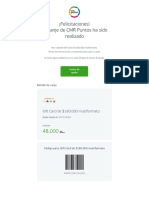 ¡Felicitaciones! Tu Canje de CMR Puntos Ha Sido Realizado: Gift Card de $180.000 Multiformato