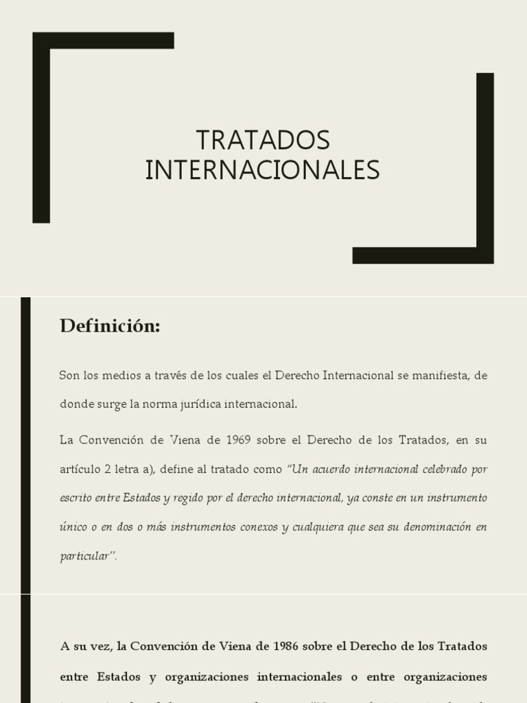 Tratados Internacionales | PDF | Tratado | Convenio europeo de derechos ...