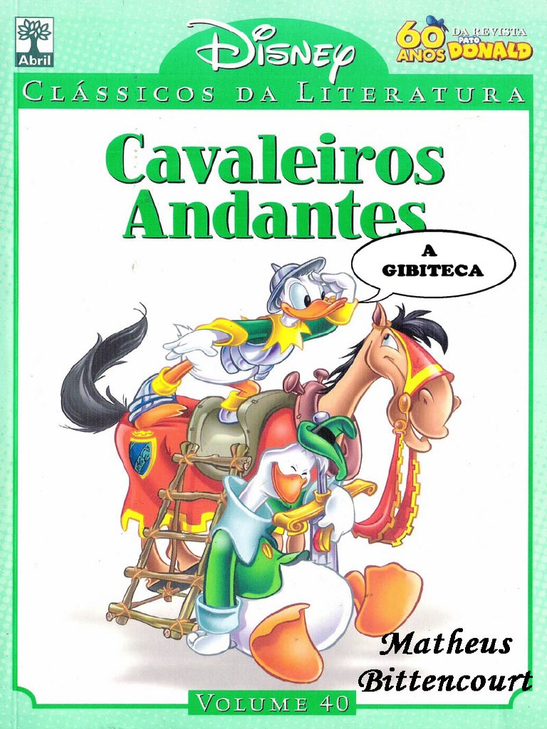 Clássicos Da Literatura Disney 40 - Cavaleiros Andantes | PDF