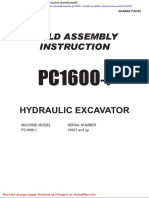 Komatsu Pc1600 1 Field Assembly Instruction Seaw021ta102