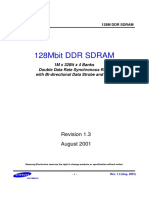 K4D263238M 128M DDR SDRAM