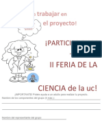 Trabajar El Proyecto: ¡Participa en La