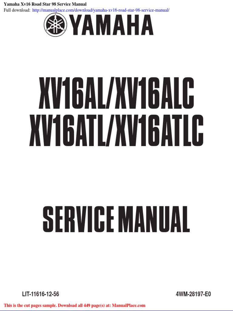 1996 YAMAHA ROYAL STAR SERVICE MANUAL PDF intelligence overview