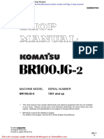 Komatsu Mobile Crushers Br100jg 2 Shop Manual